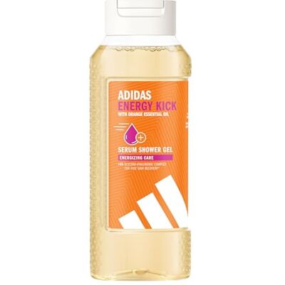 adidas Energy Kick Revitaliserende douchegel met etherische sinaasappelolie, 250 ml adidas Energy Kick Revitaliserende douchegel met etherische sinaasappelolie, 250 ml