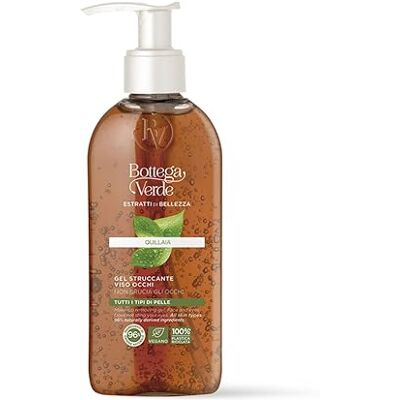 Bottega Verde Beauty-extracten, gel voor gezicht en ogen, 200 ml, met Quillaia voor een natuurlijke reinigende werking, brandt de ogen niet, delicate formule, voor alle huidtypes Bottega Verde Beauty-extracten, gel voor gezicht en ogen, 200 ml, met Quillaia voor een natuurlijke reinigende werking, brandt de ogen niet, delicate formule, voor alle huidtypes