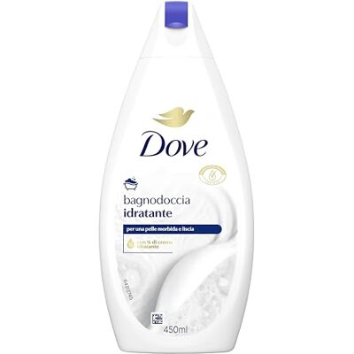 Dove Hydraterend douchebad, formule met Dermo-Natural vochtinbrengende crème, met 1/4 vochtinbrengende crème, dermatologisch getest, zeep voor mannen en vrouwen, 100% gerecyclede fles, 450 ml Dove Hydraterend douchebad, formule met Dermo-Natural vochtinbrengende crème, met 1/4 vochtinbrengende crème, dermatologisch getest, zeep voor mannen en vrouwen, 100% gerecyclede fles, 450 ml