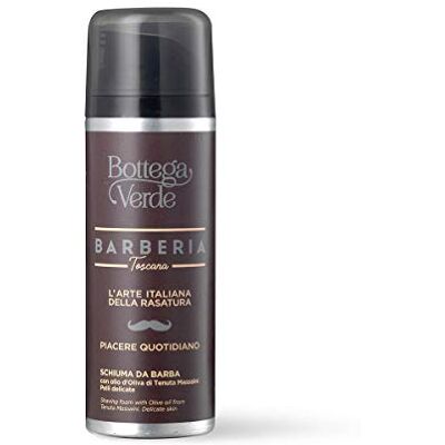 Bottega Verde , Barberia Toscana Scheerschuim met Tenuta Massaini olijfolie (200 ml) gevoelige huid Bottega Verde , Barberia Toscana Scheerschuim met Tenuta Massaini olijfolie (200 ml) gevoelige huid