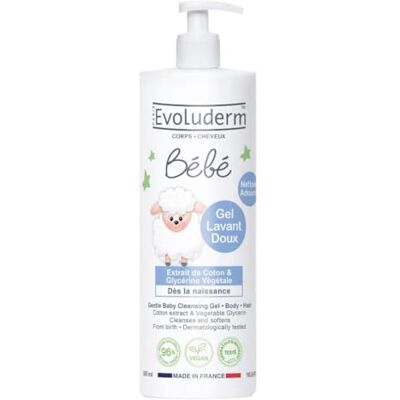 Evoluderm Baby douchegel voor haar en lichaam, 500 ml, 0 m + Evoluderm Baby douchegel voor haar en lichaam, 500 ml, 0 m +