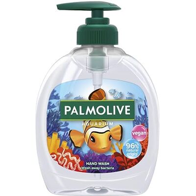 Palmolive Aquarium- Vloeibare handzeep, zachte pH-neutrale formule – zeepdispenser met pomp, 300 ml Palmolive Aquarium- Vloeibare handzeep, zachte pH-neutrale formule – zeepdispenser met pomp, 300 ml