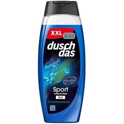 Duschdas Sport XXL 3-in-1 douchegel en shampoo met Fresh Energy geurformule voor een verfrissende start van de dag, 450 ml Duschdas Sport XXL 3-in-1 douchegel en shampoo met Fresh Energy geurformule voor een verfrissende start van de dag, 450 ml