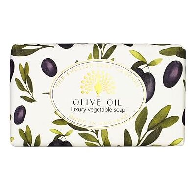 The English Soap Company Vintage sheaboter en olijfolie zeepreep 190 g The English Soap Company Vintage sheaboter en olijfolie zeepreep 190 g