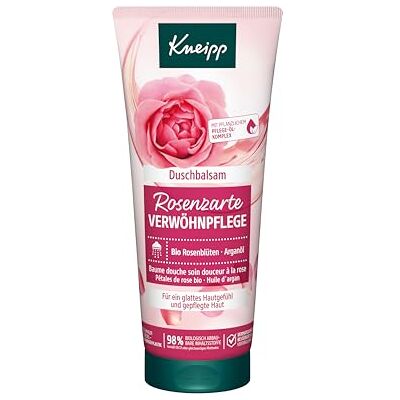 Kneipp Douchebalsem met rozenbloesem douchegel met hoogwaardig biologisch rozenblaadjesextract en verzorgende oliëncomplex voor een glad huidgevoel en verzorgt de huid 200 Kneipp Douchebalsem met rozenbloesem douchegel met hoogwaardig biologisch rozenblaadjesextract en verzorgende oliëncomplex voor een glad huidgevoel en verzorgt de huid 200