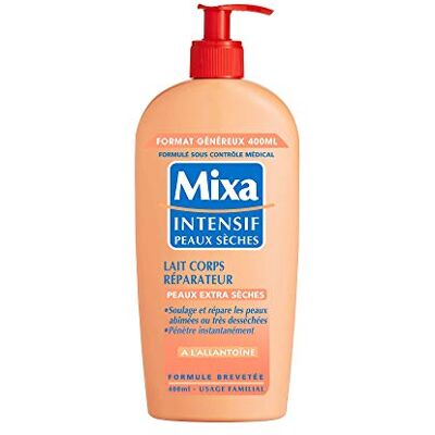 Mixa Intensieve droge huid – Lichaamsmelk – Royaal formaat – 400 ml – 2 stuks Mixa Intensieve droge huid – Lichaamsmelk – Royaal formaat – 400 ml – 2 stuks