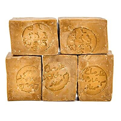 Carenesse Aleppo Superior Zeep, 5 stuks, 900-950 g 60% olijfolie, 40% laurierolie, natuurlijke haarzepen, veganistische zeep Carenesse Aleppo Superior Zeep, 5 stuks, 900-950 g 60% olijfolie, 40% laurierolie, natuurlijke haarzepen, veganistische zeep