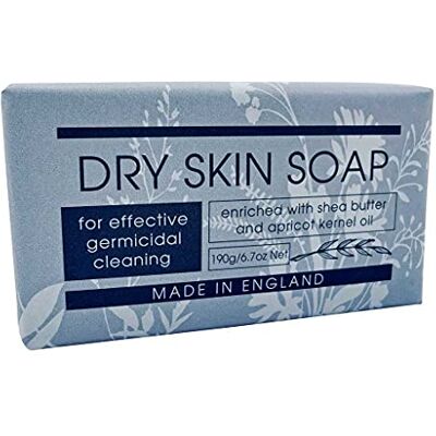 The English Soap Company Dry Skin Soap, 190 g Single Clear The English Soap Company Dry Skin Soap, 190 g Single Clear