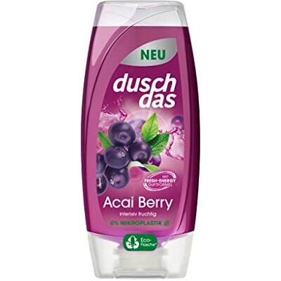 Duschdas Acai Berry Douchegel met Fresh Energy geurformule zorgt voor een verfrissende start van de dag, 6 x 225 ml Duschdas Acai Berry Douchegel met Fresh Energy geurformule zorgt voor een verfrissende start van de dag, 6 x 225 ml