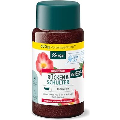 Kneipp Badkristallen voor rug en schouders, met waardevol duivelsklauwextract, weldadig, warm, ontspannend, 600 g Kneipp Badkristallen voor rug en schouders, met waardevol duivelsklauwextract, weldadig, warm, ontspannend, 600 g