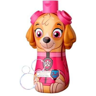 AIR-VAL INTERNATIONAL Paw Patrol 2-in-1 douchegel & shampoo 3D-figuur Skye, per stuk verpakt, 400 ml AIR-VAL INTERNATIONAL Paw Patrol 2-in-1 douchegel & shampoo 3D-figuur Skye, per stuk verpakt, 400 ml