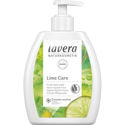lavera Lime Care Handreiniger • Bio Lime & Biologisch limoengras • Zachte reiniging • Veganistisch • huidneutraal • 250 ml lavera Lime Care Handreiniger • Bio Lime & Biologisch limoengras • Zachte reiniging • Veganistisch • huidneutraal • 250 ml