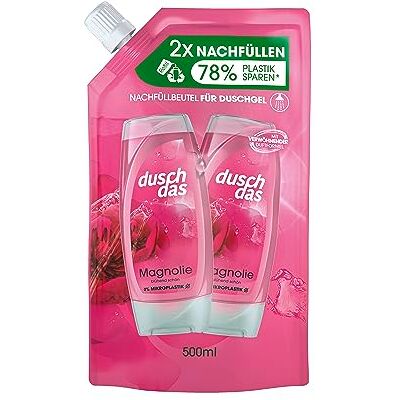 Duschdas Magnesia douchegel navulverpakking met geurformule voor een verfrissende start van de dag, 500 ml, 1 stuk Duschdas Magnesia douchegel navulverpakking met geurformule voor een verfrissende start van de dag, 500 ml, 1 stuk