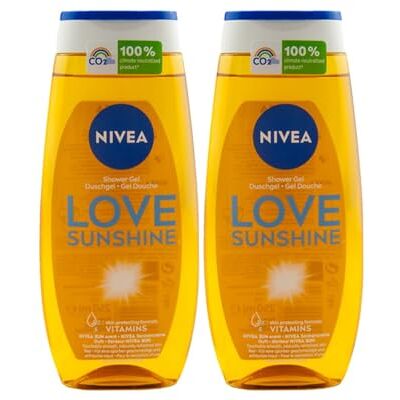 NIVEA Originele douchegel met zonnegeur, fles, Wellcome Sunshine, 2 verpakkingen (2 x 250 ml) NIVEA Originele douchegel met zonnegeur, fles, Wellcome Sunshine, 2 verpakkingen (2 x 250 ml)