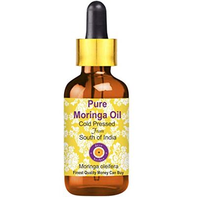 Deve Herbes Moringa Olefera pure moringa-olie met druppelaar van 100% natuurlijk, koudgeperst glas voor persoonlijke verzorging, 100 ml Deve Herbes Moringa Olefera pure moringa-olie met druppelaar van 100% natuurlijk, koudgeperst glas voor persoonlijke verzorging, 100 ml