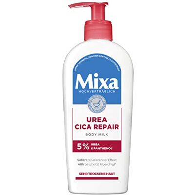 Mixa Urea Cica Repair Kalmerende en beschermende lichaamsmelk met ureum en panthenol voor een zeer droge huid, 250 ml Mixa Urea Cica Repair Kalmerende en beschermende lichaamsmelk met ureum en panthenol voor een zeer droge huid, 250 ml