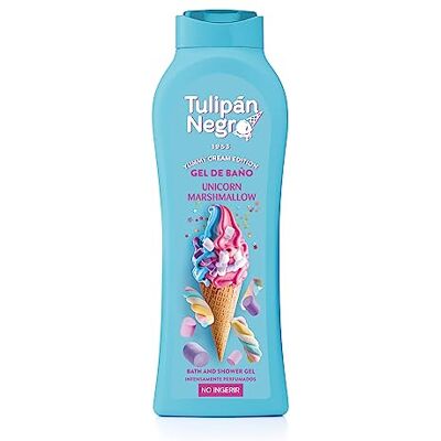 TULIPAN NEGRO Zwarte tulp – vochtinbrengende douchegel Unicorn Marshmallow 650 ml intensief geparfumeerd TULIPAN NEGRO Zwarte tulp – vochtinbrengende douchegel Unicorn Marshmallow 650 ml intensief geparfumeerd