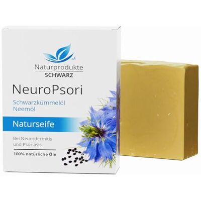Naturprodukte Schwarz NeuroPsori zeep, huidverzorging bij eczeem en psoriasis zonder palmolie, 100 g Naturprodukte Schwarz NeuroPsori zeep, huidverzorging bij eczeem en psoriasis zonder palmolie, 100 g
