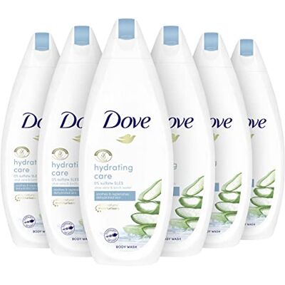 Dove Douchegel, vochtinbrengende douchegel voor dames, 6 stuks, 225 ml Dove Douchegel, vochtinbrengende douchegel voor dames, 6 stuks, 225 ml