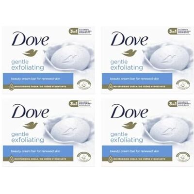 Dove Gentle Peeling Bar zeep (4 x 90 g) Dove Gentle Peeling Bar zeep (4 x 90 g)