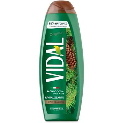 Vidal Revitaliserend douchebad, klassiek grenen, 500 ml Vidal Revitaliserend douchebad, klassiek grenen, 500 ml