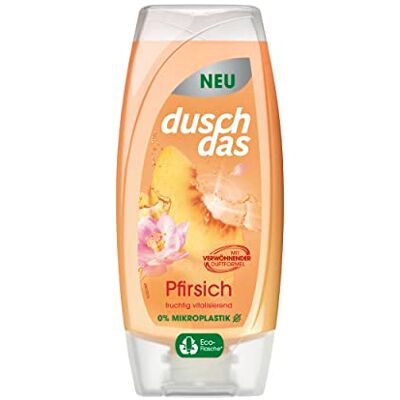 Duschdas Douchegel perzik bad douche met verwende geurformule garandeert een verfrissende start van de dag, 225 ml, 6 stuks Duschdas Douchegel perzik bad douche met verwende geurformule garandeert een verfrissende start van de dag, 225 ml, 6 stuks