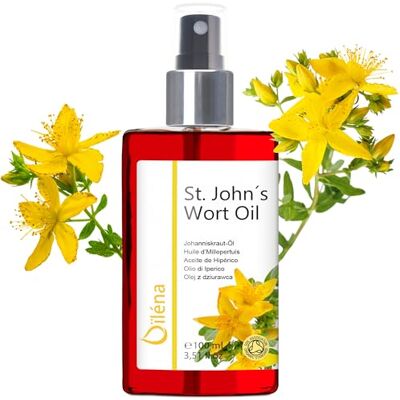 Oïléna Biologische sint-janskruid rode olie, macerea in extra vierge olijfolie, verzorging van geïrriteerde huid, roodheid, littekens, striae 100 ml Oïléna Biologische sint-janskruid rode olie, macerea in extra vierge olijfolie, verzorging van geïrriteerde huid, roodheid, littekens, striae 100 ml