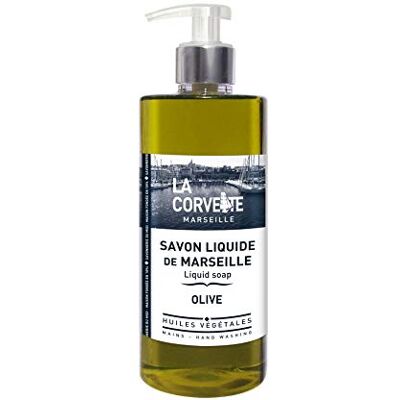 La Corvette Vloeibare zeep Marseille Olive 500 ml La Corvette Vloeibare zeep Marseille Olive 500 ml