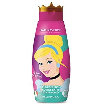 Naturaverde Disney Princess Cinderella Schuimbad Magisch Talkpoeder, 300 ml Naturaverde Disney Princess Cinderella Schuimbad Magisch Talkpoeder, 300 ml