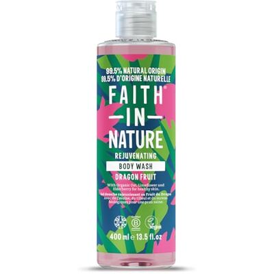 FAITH IN NATURE Pitaya natuurlijk douchebad, revitaliserend, veganistisch en dierproefvrij, SLS en parabenen, 400 ml FAITH IN NATURE Pitaya natuurlijk douchebad, revitaliserend, veganistisch en dierproefvrij, SLS en parabenen, 400 ml