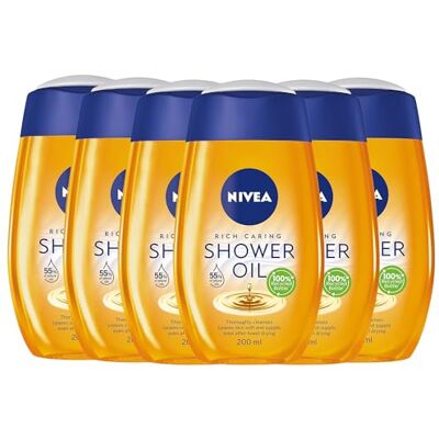 NIVEA Rich Caring Shower Oil 200 ml NIVEA Rich Caring Shower Oil 200 ml
