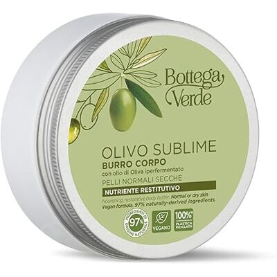 Bottega Verde Olive Sublime Lichaamsboter herstellende voedingsstof met hypergefermenteerde olijfolie droge normale huid Bottega Verde Olive Sublime Lichaamsboter herstellende voedingsstof met hypergefermenteerde olijfolie droge normale huid