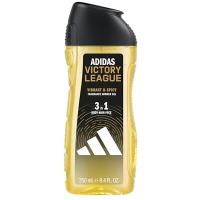 adidas Victory League 3in1 Body Gel Douche Cheveux et Visage pour Lui 250ml adidas Victory League 3in1 Body Gel Douche Cheveux et Visage pour Lui 250ml