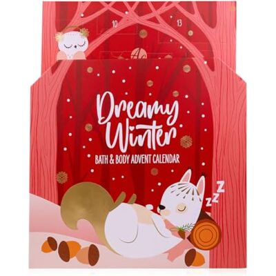 accentra Adventskalender 2023 voor meisjes met 24 verzorgingsproducten, beauty-adventskalender met bodylotion, bad-bommen, douchegel, shampoo, lippenbalsem, crème voor de accentra Adventskalender 2023 voor meisjes met 24 verzorgingsproducten, beauty-adventskalender met bodylotion, bad-bommen, douchegel, shampoo, lippenbalsem, crème voor de