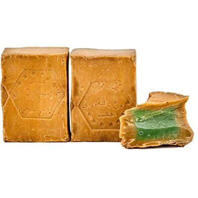 Carenesse Originele Zeep "Alep" 2 x 200 g, 55% laurierolie, 45% olijfolie, natuurlijke zeep, handgemaakt volgens traditie, lange rijping Carenesse Originele Zeep "Alep" 2 x 200 g, 55% laurierolie, 45% olijfolie, natuurlijke zeep, handgemaakt volgens traditie, lange rijping