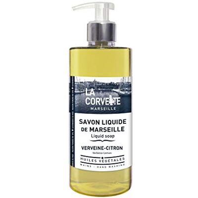 La Corvette Marseille Verbena-citroen vloeibare zeep, 500 ml La Corvette Marseille Verbena-citroen vloeibare zeep, 500 ml