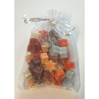 Florex Schafmilchseife Mini-ster, 50 stuks zeepzakjes, gemengd in organza zakje Florex Schafmilchseife Mini-ster, 50 stuks zeepzakjes, gemengd in organza zakje