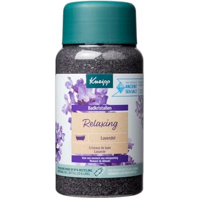 Kneipp Relaxing Badkristallen badzout lavendel ontspannend 1 stuk 600 gram Kneipp Relaxing Badkristallen badzout lavendel ontspannend 1 stuk 600 gram