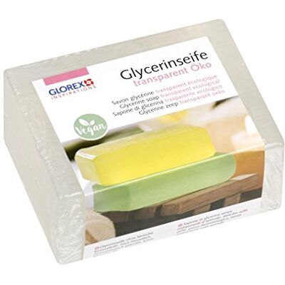 GLOREX GmbH 6 1600 141 glycerinezeep met olijfolie, transparant, 500 g GLOREX GmbH 6 1600 141 glycerinezeep met olijfolie, transparant, 500 g