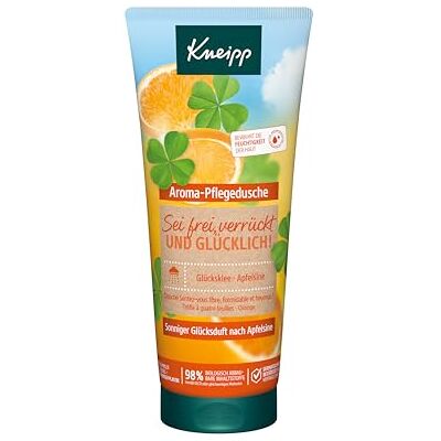 Kneipp Aromatische verzorgende douchegel "Sei Frei, gek en gelukkig" zonnige en geluksgeur met appelsina met veganistische werkzame stoffen 200 ml Kneipp Aromatische verzorgende douchegel "Sei Frei, gek en gelukkig" zonnige en geluksgeur met appelsina met veganistische werkzame stoffen 200 ml