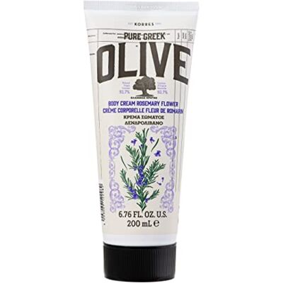 KORRES OLIVE ROSEMARY FLOWER Hydraterende lichaamsmelk voor vrouwen en mannen, snel absorberend, met extra vierge olijfolie, dermatologisch getest en veganistisch, 200 ml KORRES OLIVE ROSEMARY FLOWER Hydraterende lichaamsmelk voor vrouwen en mannen, snel absorberend, met extra vierge olijfolie, dermatologisch getest en veganistisch, 200 ml