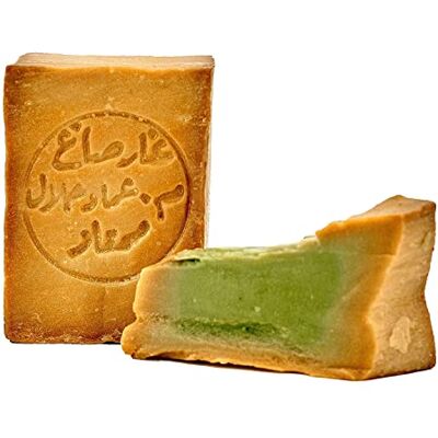 Carenesse Originele Aleppo-zeep 80% olijfolie, 20% laurierolie handgemaakte natuurlijke zeep volgens traditie en lange rijping Carenesse Originele Aleppo-zeep 80% olijfolie, 20% laurierolie handgemaakte natuurlijke zeep volgens traditie en lange rijping