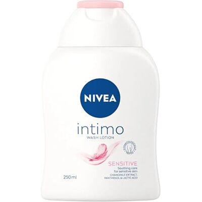 NIVEA Intimo 3 stuks vloeibare zeep voor de gevoelige huid in de intieme zone, zachte formule met melkzuur, behoudt de natuurlijke pH-waarde met kamille-extract en panthenol, 250 ml NIVEA Intimo 3 stuks vloeibare zeep voor de gevoelige huid in de intieme zone, zachte formule met melkzuur, behoudt de natuurlijke pH-waarde met kamille-extract en panthenol, 250 ml