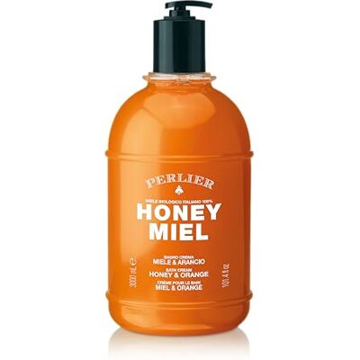 Perlier Honey Honing badcrème honing & sinaasappel 3000 ml met dispenser Perlier Honey Honing badcrème honing & sinaasappel 3000 ml met dispenser