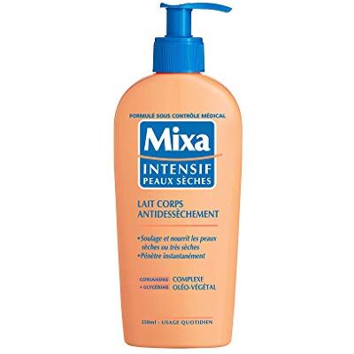 Mixa Intensieve Lichaamsverzorging, droge huid, anti-uitdrogingsmelk, 250 ml Mixa Intensieve Lichaamsverzorging, droge huid, anti-uitdrogingsmelk, 250 ml