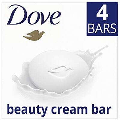 Dove Original Beauty Bar Zeep met ¼ vochtinbrengende crème voor een zachtere, gladdere en gezondere huid, 4 x 90 g Dove Original Beauty Bar Zeep met ¼ vochtinbrengende crème voor een zachtere, gladdere en gezondere huid, 4 x 90 g
