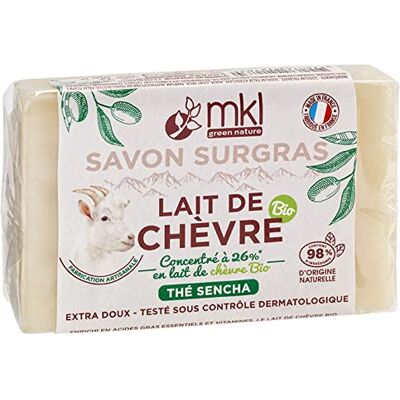 MKL Green Nature Biologische Geitenmelk Surgras Zeep Sencha Thee 100 g MKL Green Nature Biologische Geitenmelk Surgras Zeep Sencha Thee 100 g