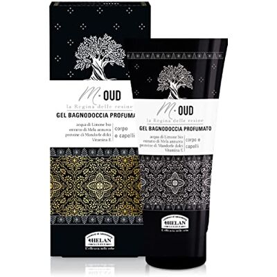 Helan , M Oud, geurende douchegel, citroenwater, reinigingsgel, lichaam en haar, SLS- en SLES-vrij, 200 ml Helan , M Oud, geurende douchegel, citroenwater, reinigingsgel, lichaam en haar, SLS- en SLES-vrij, 200 ml