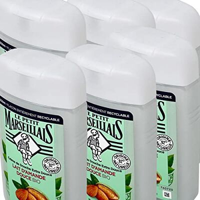 Le Petit Marseillais Douchegel met amandelmelk, 6 x 250 ml, uit Frankrijk Le Petit Marseillais Douchegel met amandelmelk, 6 x 250 ml, uit Frankrijk