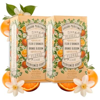 Panier des Sens Solide zeep, gemaakt in Frankrijk, 2 x 150 g (oranjebloesem) Panier des Sens Solide zeep, gemaakt in Frankrijk, 2 x 150 g (oranjebloesem)